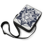 Vintage Masonic Freemasonry Print Rectangular Crossbody Bag