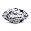 Vintage Masonic Freemasonry Print Rugby Ball