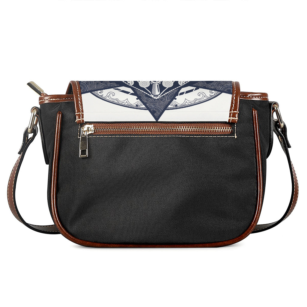 Vintage Masonic Freemasonry Print Saddle Bag