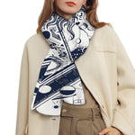 Vintage Masonic Freemasonry Print Scarf