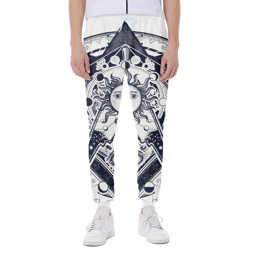 Vintage Masonic Freemasonry Print Scuba Joggers