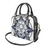Vintage Masonic Freemasonry Print Shoulder Handbag