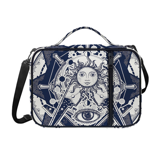Vintage Masonic Freemasonry Print Shoulder Strap Bible Bag