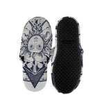 Vintage Masonic Freemasonry Print Slippers