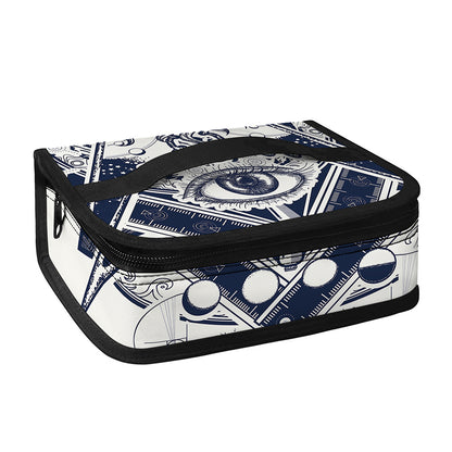 Vintage Masonic Freemasonry Print Small Lunch Bag