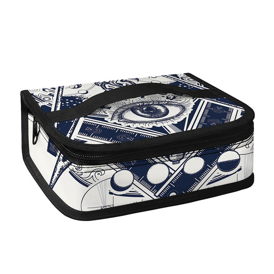 Vintage Masonic Freemasonry Print Small Lunch Bag