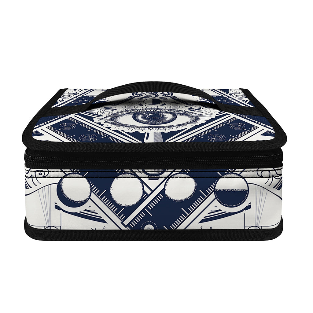 Vintage Masonic Freemasonry Print Small Lunch Bag