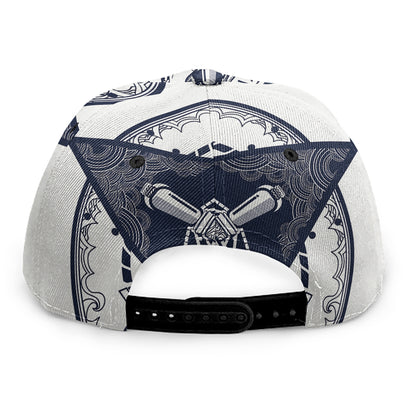Vintage Masonic Freemasonry Print Snapback Cap