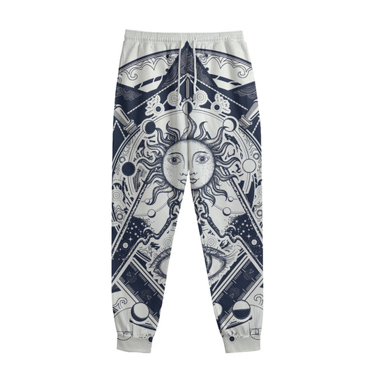 Vintage Masonic Freemasonry Print Sweatpants
