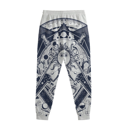 Vintage Masonic Freemasonry Print Sweatpants