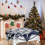 Vintage Masonic Freemasonry Print Tablecloth