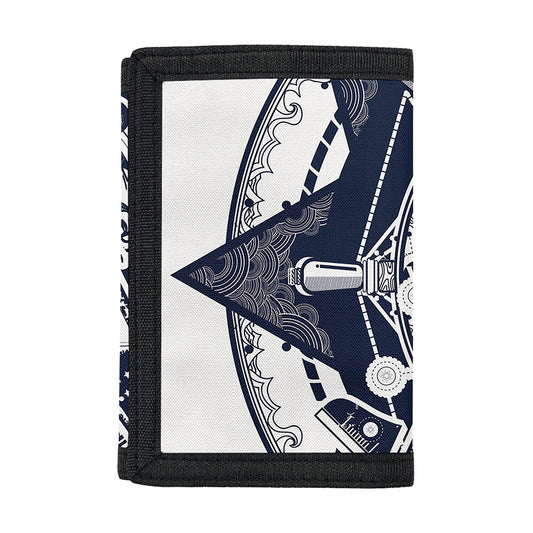 Vintage Masonic Freemasonry Print Trifold Wallet