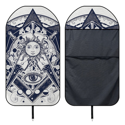 Vintage Masonic Freemasonry Print Waterproof Car Seat Cover