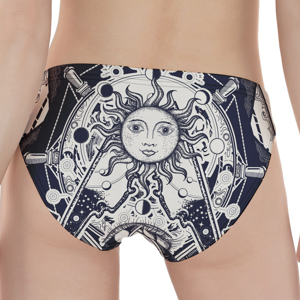 Vintage Masonic Freemasonry Print Women's Panties