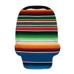 Vintage Mexican Blanket Pattern Print Baby Seat Cover