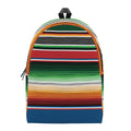 Vintage Mexican Blanket Pattern Print School Backpack