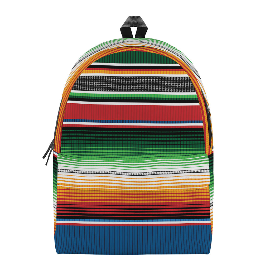 Vintage Mexican Blanket Pattern Print Backpack