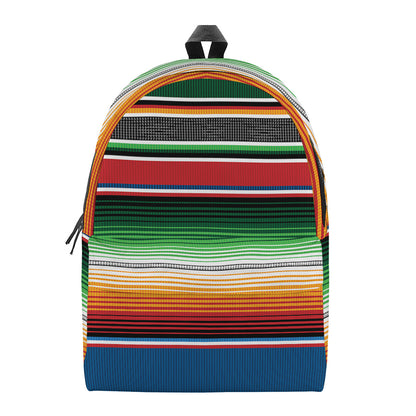 Vintage Mexican Blanket Pattern Print Backpack