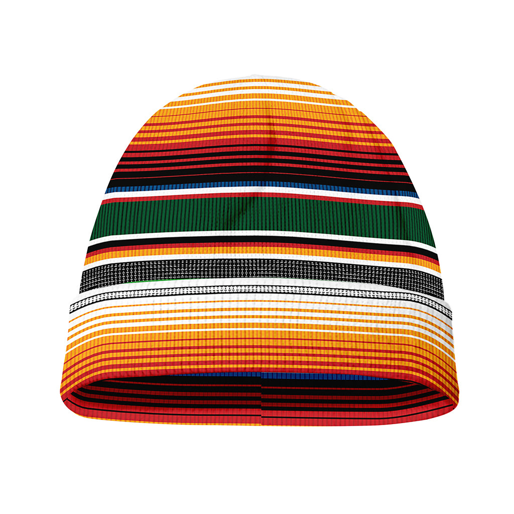 Vintage Mexican Blanket Pattern Print Beanie