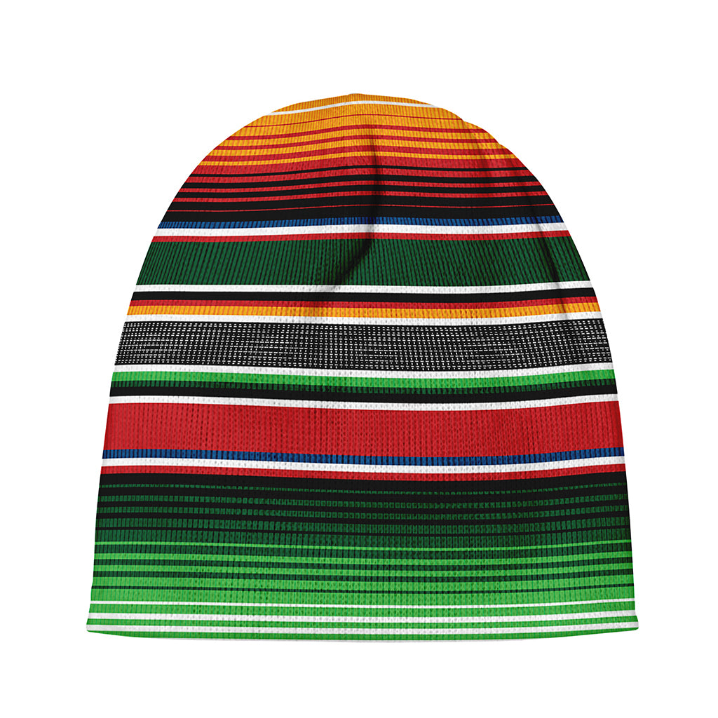 Vintage Mexican Blanket Pattern Print Beanie