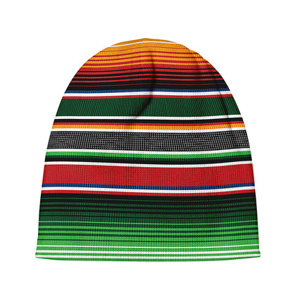Vintage Mexican Blanket Pattern Print Beanie