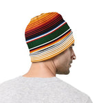Vintage Mexican Blanket Pattern Print Beanie