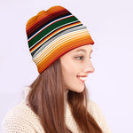 Vintage Mexican Blanket Pattern Print Beanie