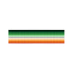Vintage Mexican Blanket Pattern Print Bed Runner