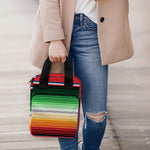 Vintage Mexican Blanket Pattern Print Bible Tote Bag