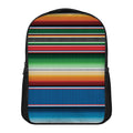Vintage Mexican Blanket Pattern Print Casual Backpack