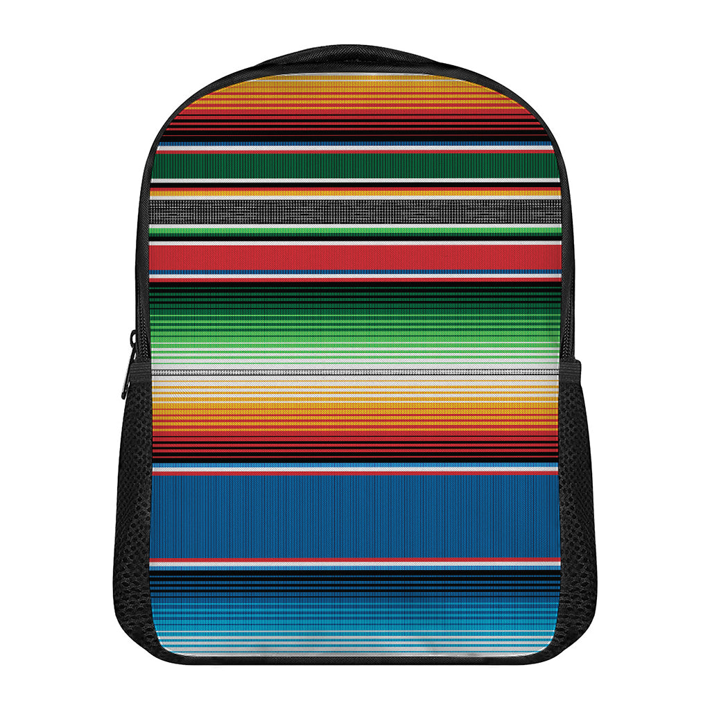Vintage Mexican Blanket Pattern Print Casual Backpack