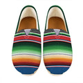 Vintage Mexican Blanket Pattern Print Casual Shoes