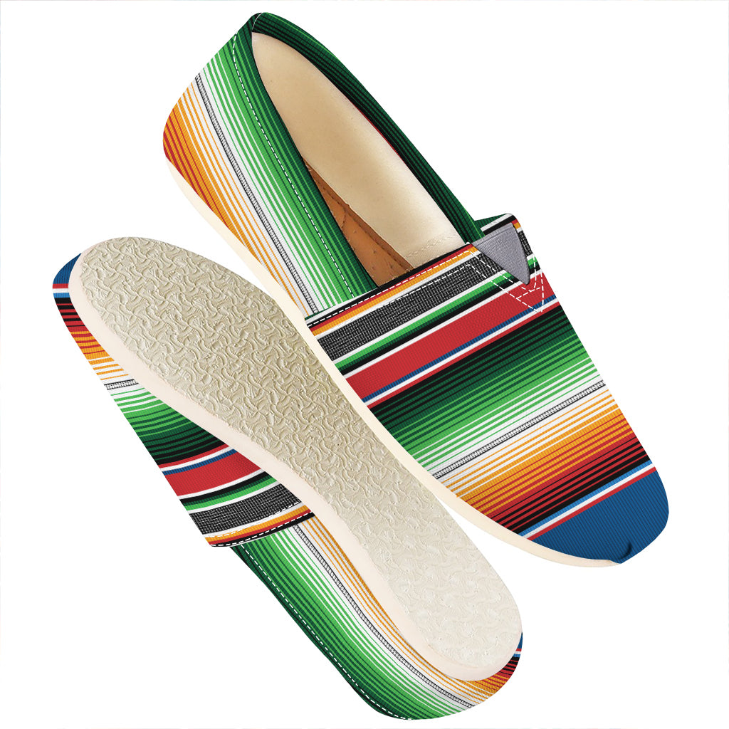 Vintage Mexican Blanket Pattern Print Casual Shoes