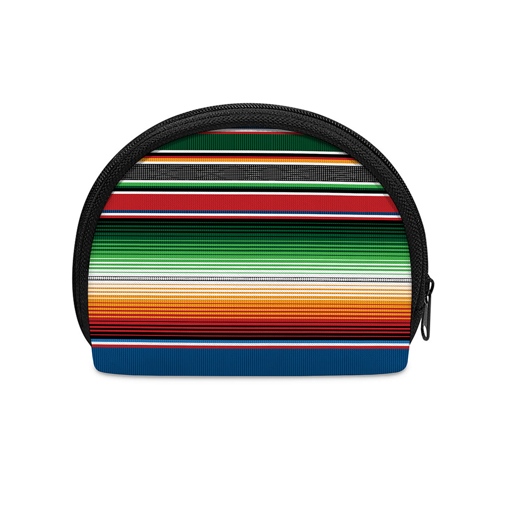 Vintage Mexican Blanket Pattern Print Coin Purse