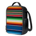 Vintage Mexican Blanket Pattern Print Crossbody Lunch Bag