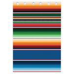 Vintage Mexican Blanket Pattern Print Curtain