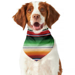 Vintage Mexican Blanket Pattern Print Dog Bandana
