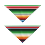 Vintage Mexican Blanket Pattern Print Dog Bandana