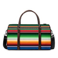 Vintage Mexican Blanket Pattern Print Duffel Bag