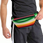 Vintage Mexican Blanket Pattern Print Fanny Pack