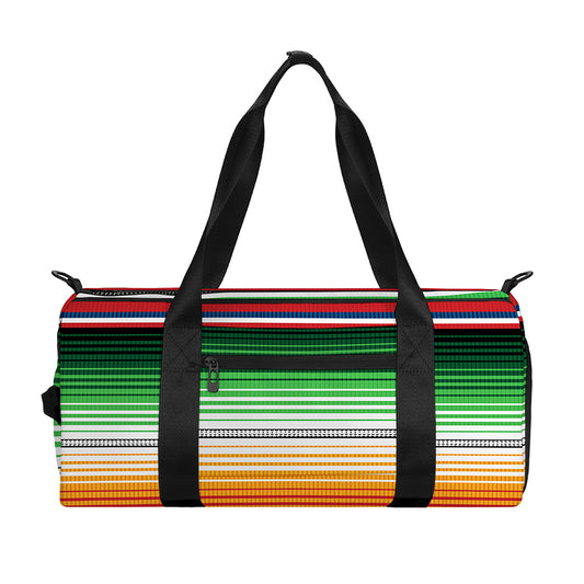 Vintage Mexican Blanket Pattern Print Gym Bag