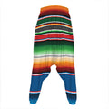 Vintage Mexican Blanket Pattern Print Hammer Pants