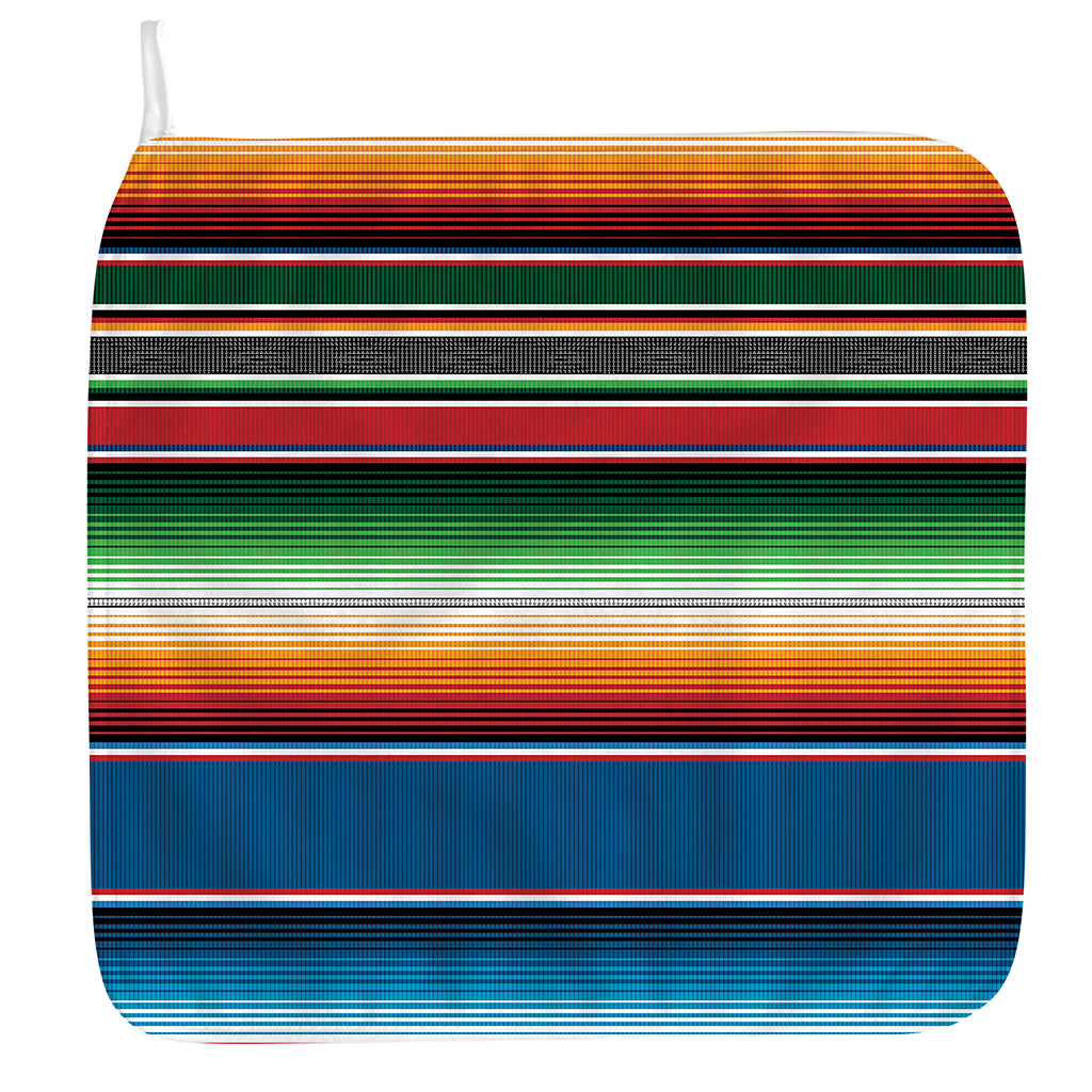 Vintage Mexican Blanket Pattern Print Hand Towel