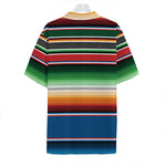 Vintage Mexican Blanket Pattern Print Hawaiian Shirt