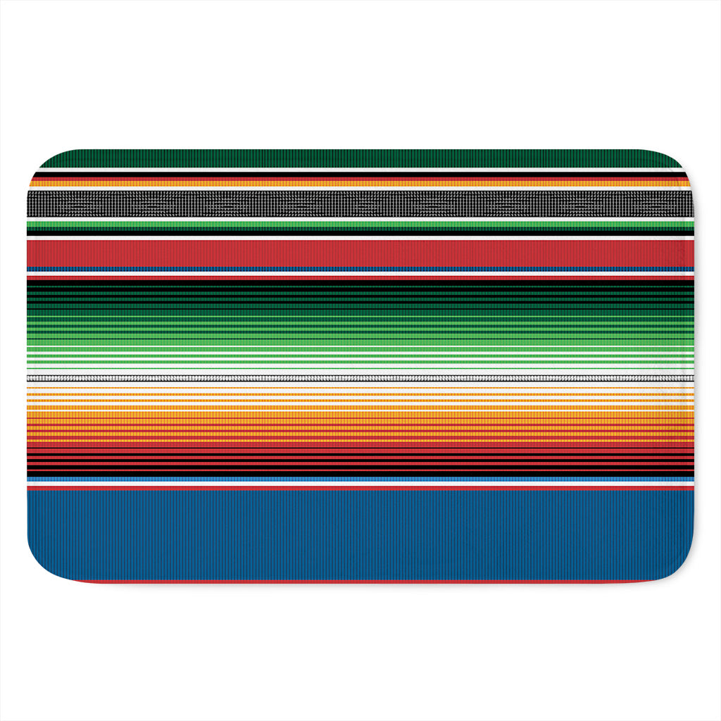 Vintage Mexican Blanket Pattern Print Indoor Door Mat