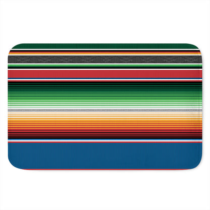 Vintage Mexican Blanket Pattern Print Indoor Door Mat