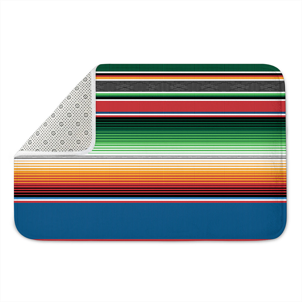 Vintage Mexican Blanket Pattern Print Indoor Door Mat
