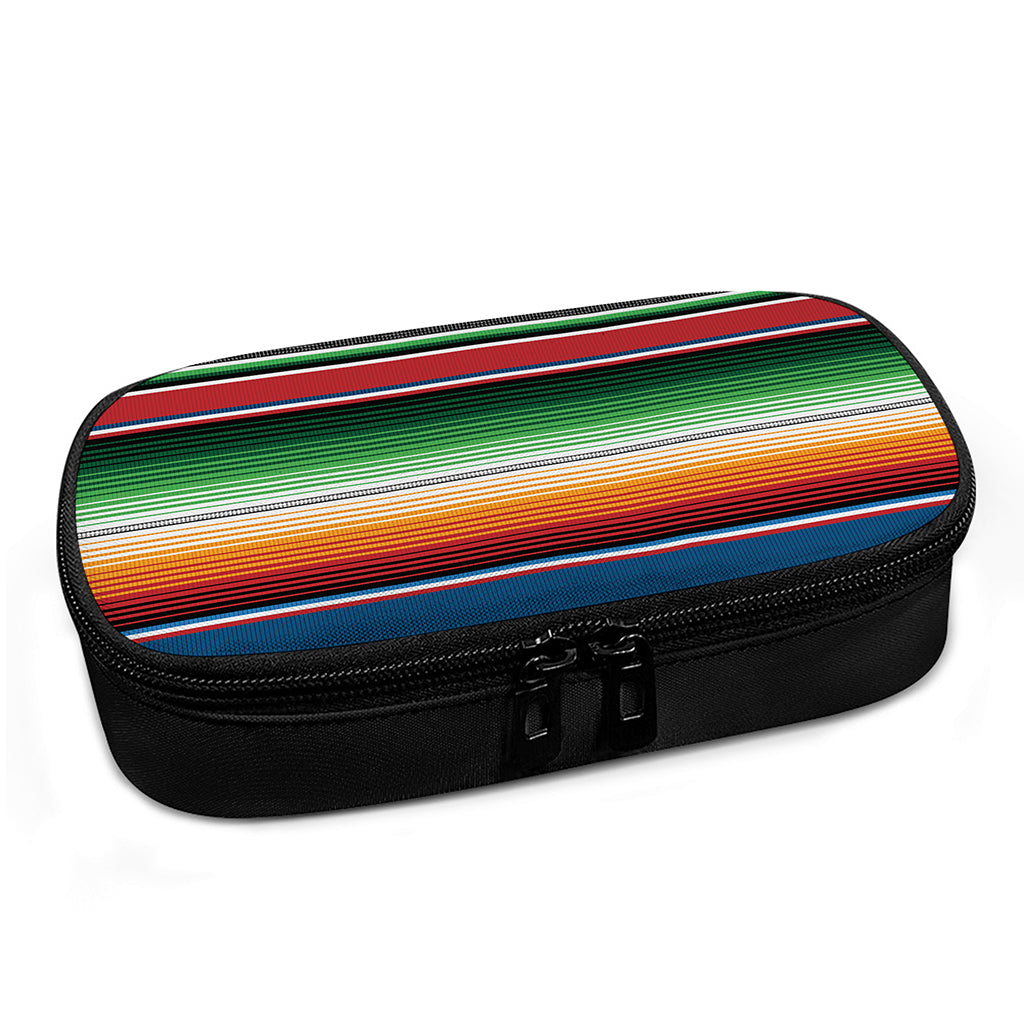Vintage Mexican Blanket Pattern Print Insulin Cooler Travel Case