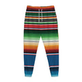 Vintage Mexican Blanket Pattern Print Jogger Pants