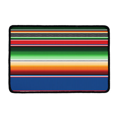 Vintage Mexican Blanket Pattern Print Kitchen Mat